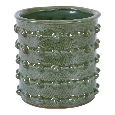 VASO CERAMICA 20X20X20 VERDE